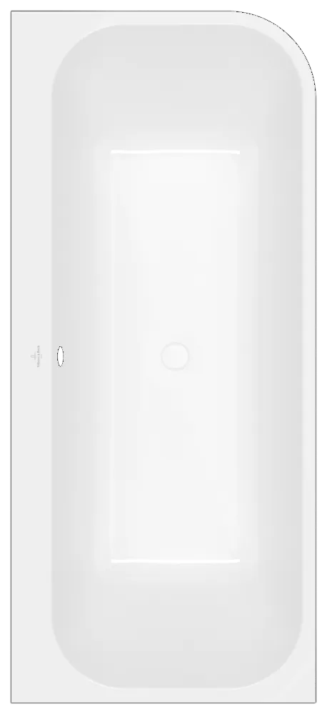 Villeroy & Boch Badewanne „Architectura“ vorwand rechteck 170 × 75 cm, links