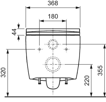 TECE WC „neo“, Befestigung verdeckt, ohne Spülrand TECE WC „neo“, Befestigung verdeckt, ohne Spülrand