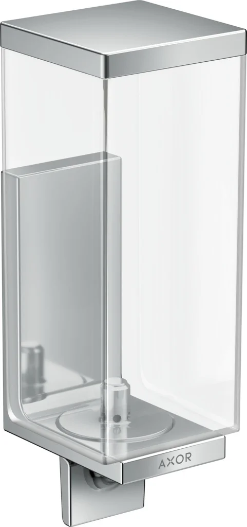 Hansgrohe AXOR Universal Rectangular Lotionspender, Chrom, 35 mm Bohrabstand, 600 ml Füllmenge