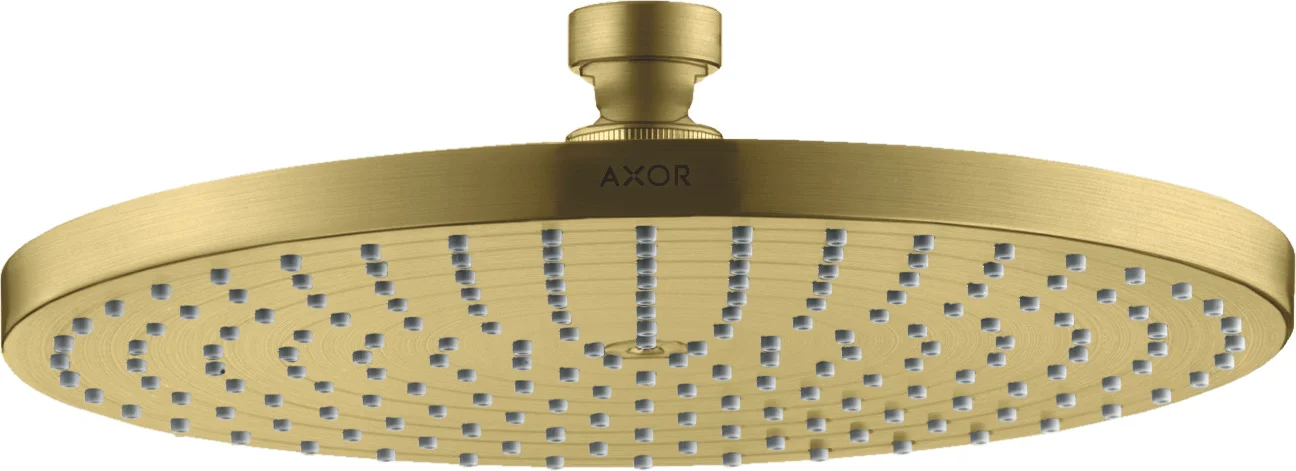 Hansgrohe AXOR Starck Tellerkopfbrause 240 mm Brushed Brass mit Air-Injection Hansgrohe AXOR Starck Tellerkopfbrause 240 mm Brushed Brass mit Air-Injection