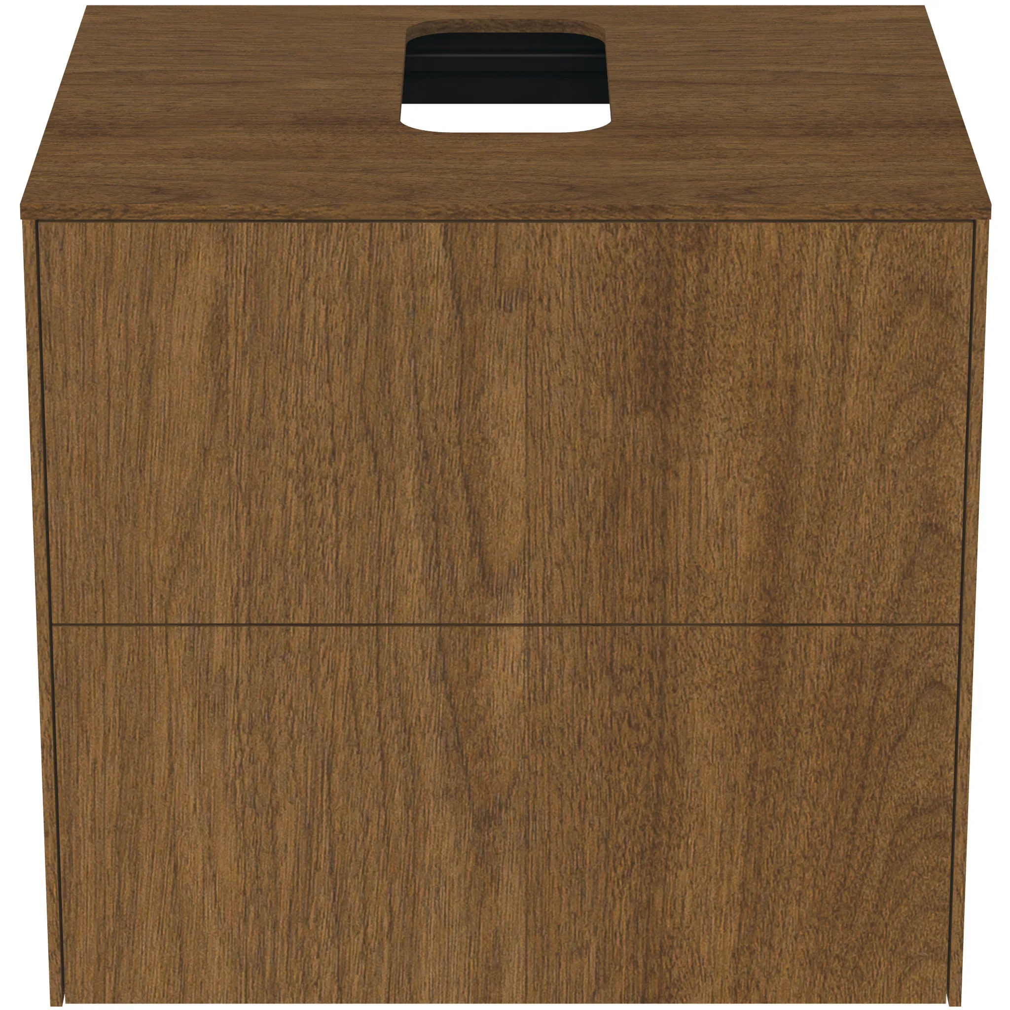 Ideal Standard Waschtischunterschrank Conca, 2 Auszüge, Walnuss Dunkel