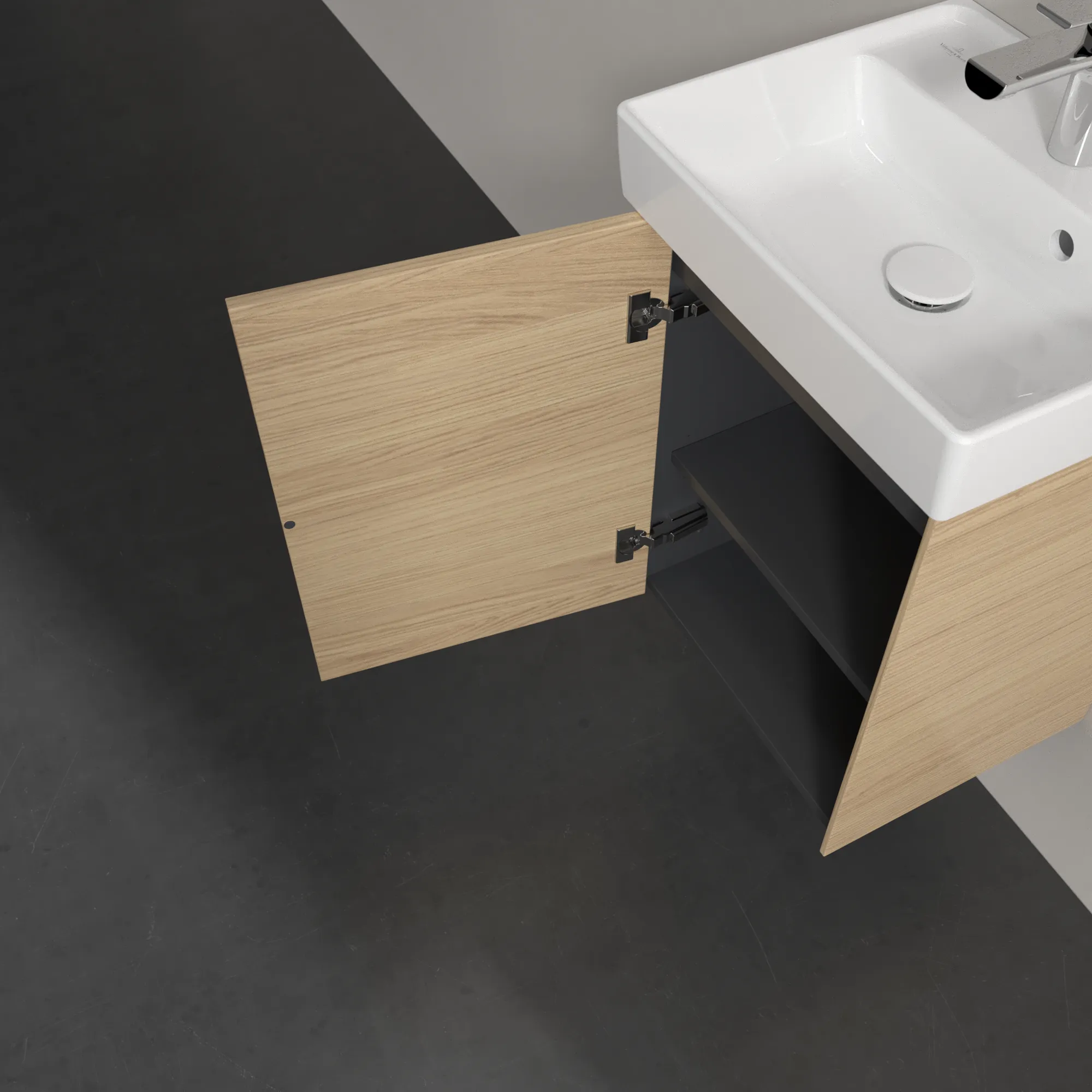 Villeroy & Boch Collaro Waschbeckenunterschrank C00500, 410 x 546 x 344 mm, links Villeroy & Boch Collaro Waschbeckenunterschrank C00500, 410 x 546 x 344 mm, links