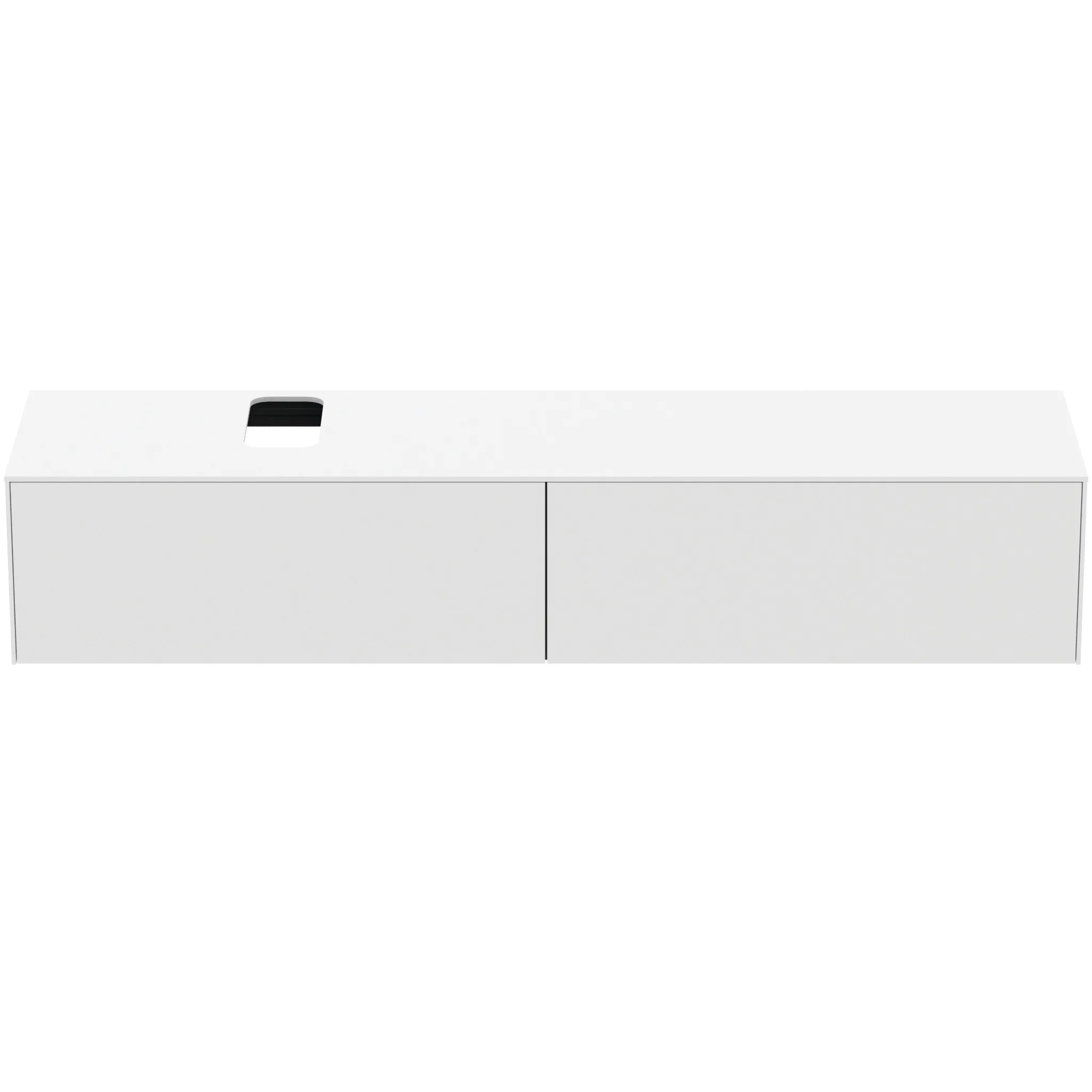 Ideal Standard Waschtischunterschrank „Conca“ 198,7 × 37 × 50,5 cm Weiß matt lackiert Ideal Standard Waschtischunterschrank „Conca“ 198,7 × 37 × 50,5 cm Weiß matt lackiert