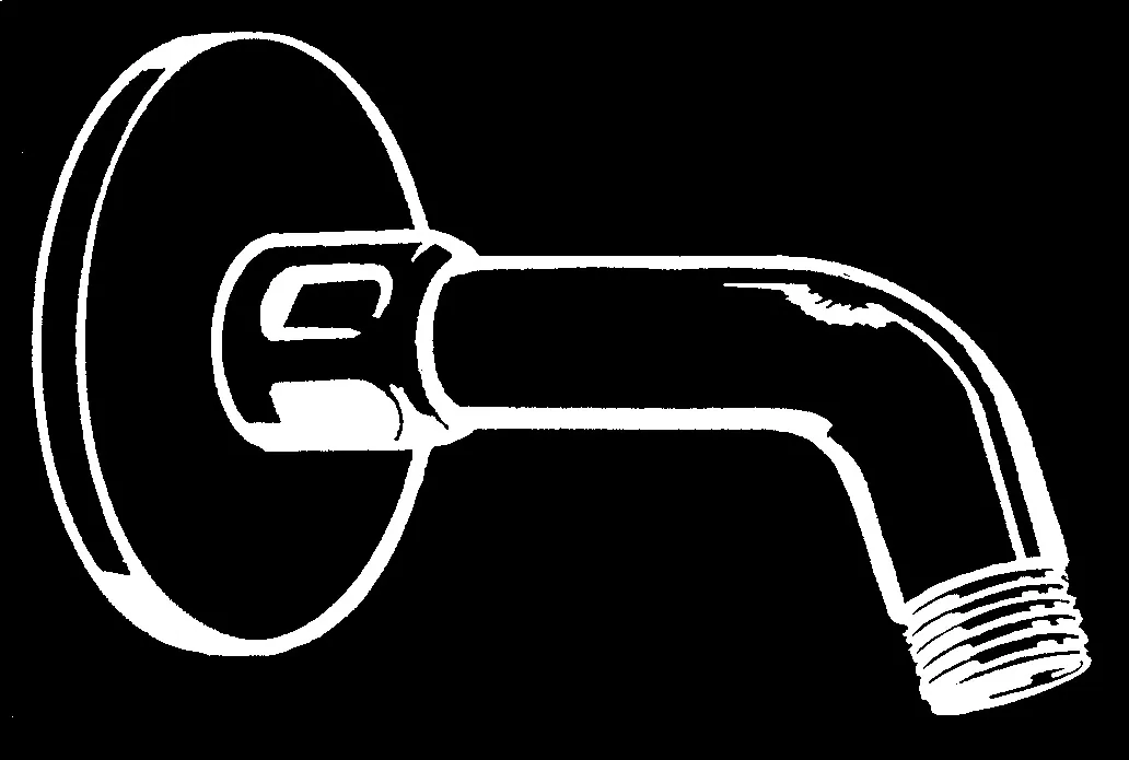 Hansgrohe Ansch/Halt ohne Brausearm Bonusfähiger Umsatz Hansgrohe Brausearm 12,8 cm Chrom