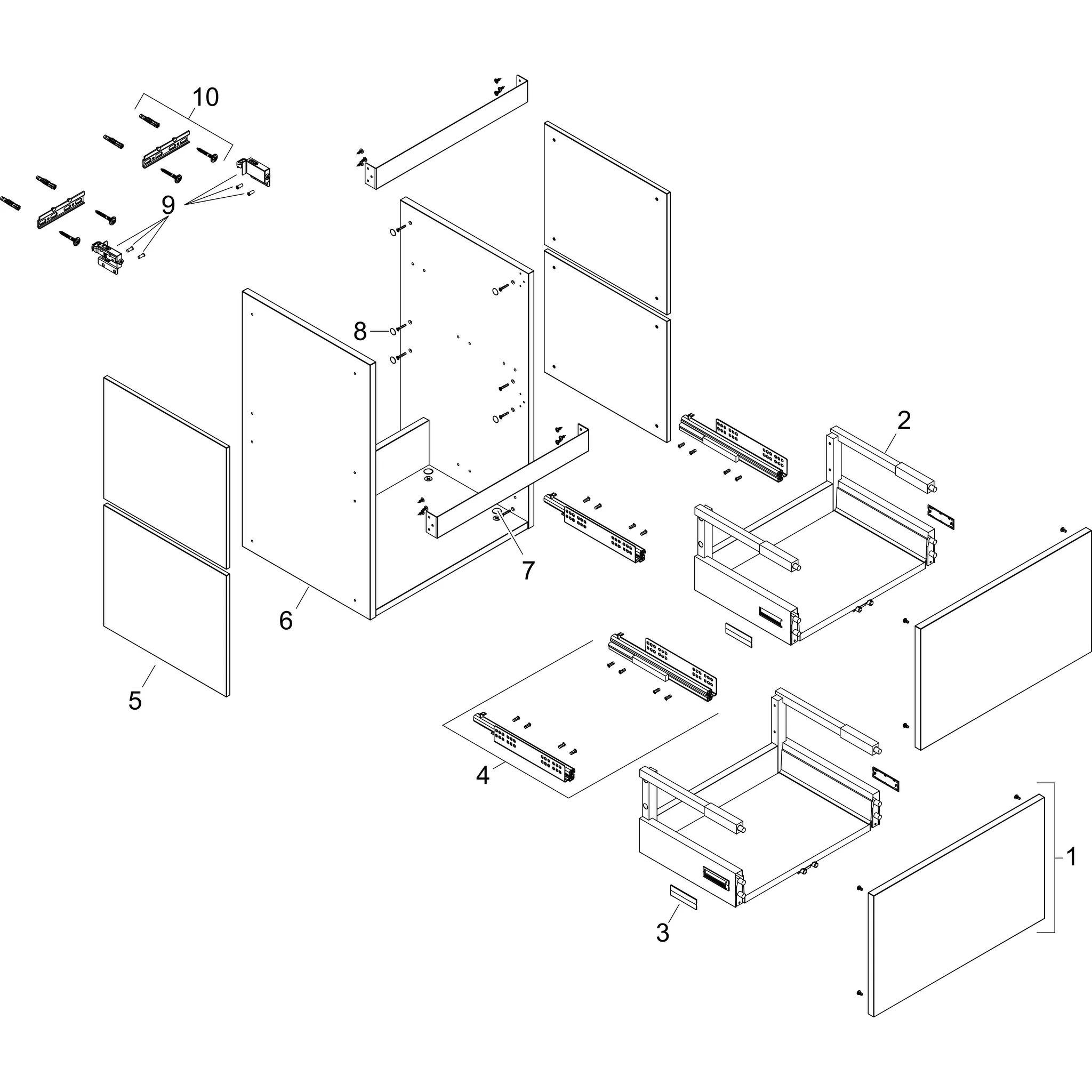Hansgrohe Waschtischunterschrank „Xilesa E“ in Eiche Kaschmir Hansgrohe Waschtischunterschrank „Xilesa E“ in Eiche Kaschmir