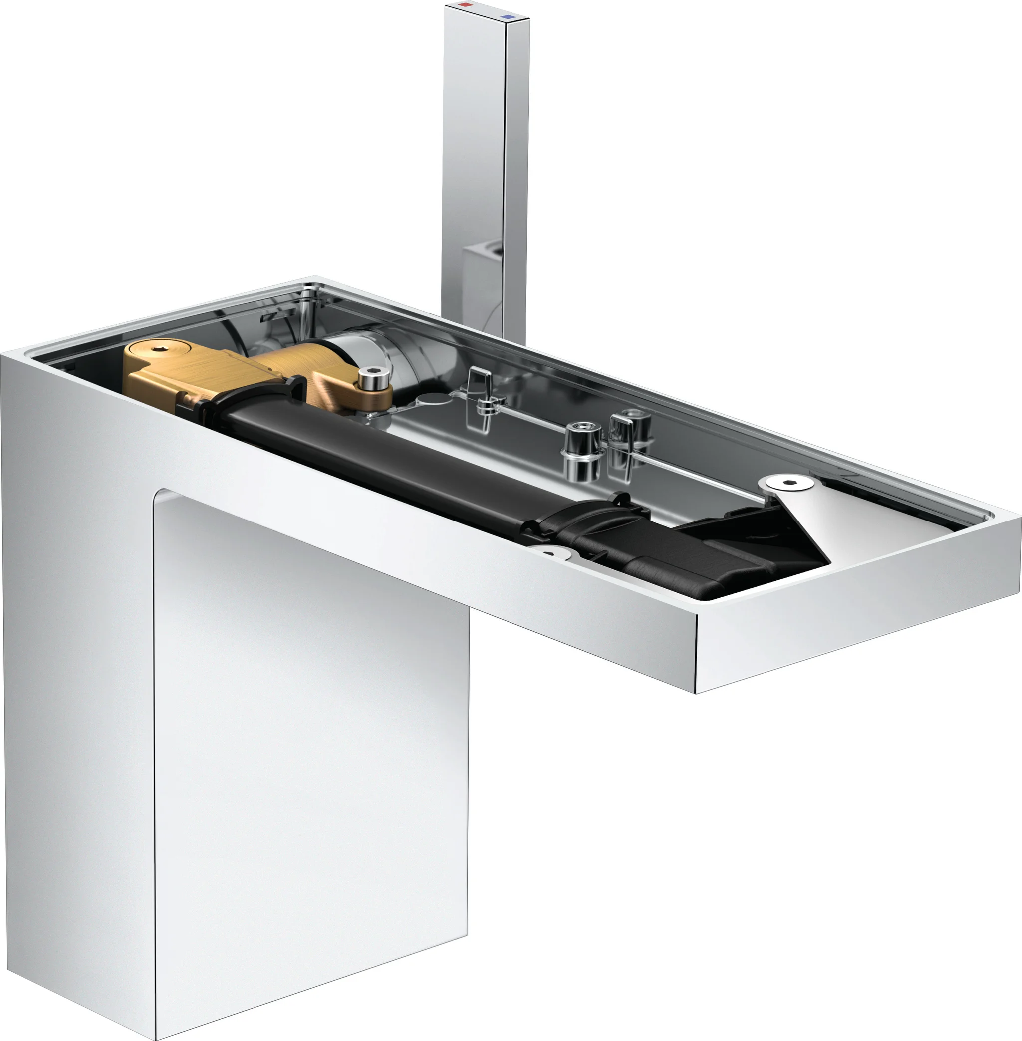 Hansgrohe AXOR MyEdition Einhebel-Waschtischmischer 110, Chrom, Ausladung 150 mm, Auslaufhöhe 110 mm, PowderRain Strahlart, max. Durchflussmenge 5 l/min Hansgrohe AXOR MyEdition Einhebel-Waschtischmischer 110, Chrom, Ausladung 150 mm, Auslaufhöhe 110 mm, PowderRain Strahlart, max. Durchflussmenge 5 l/min