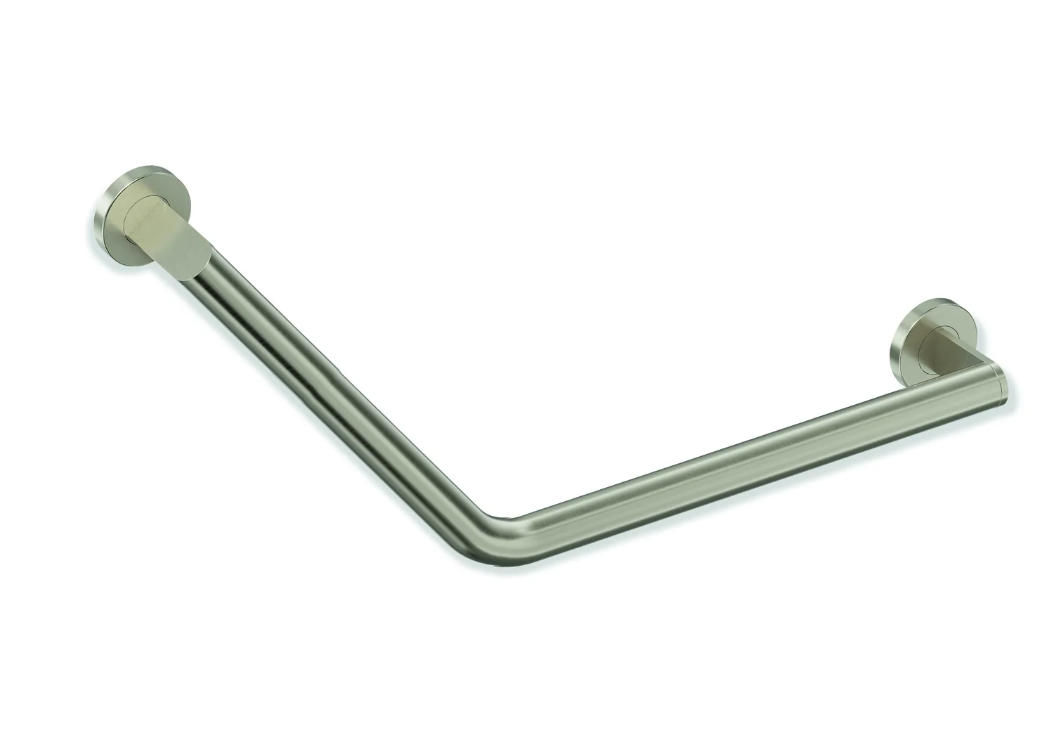 HEWI Winkelgriff System 900, Edelstahl, PVD, Achsmaße 400 mm, Winkel 135°, d:32mm, HEWI Farbe WR