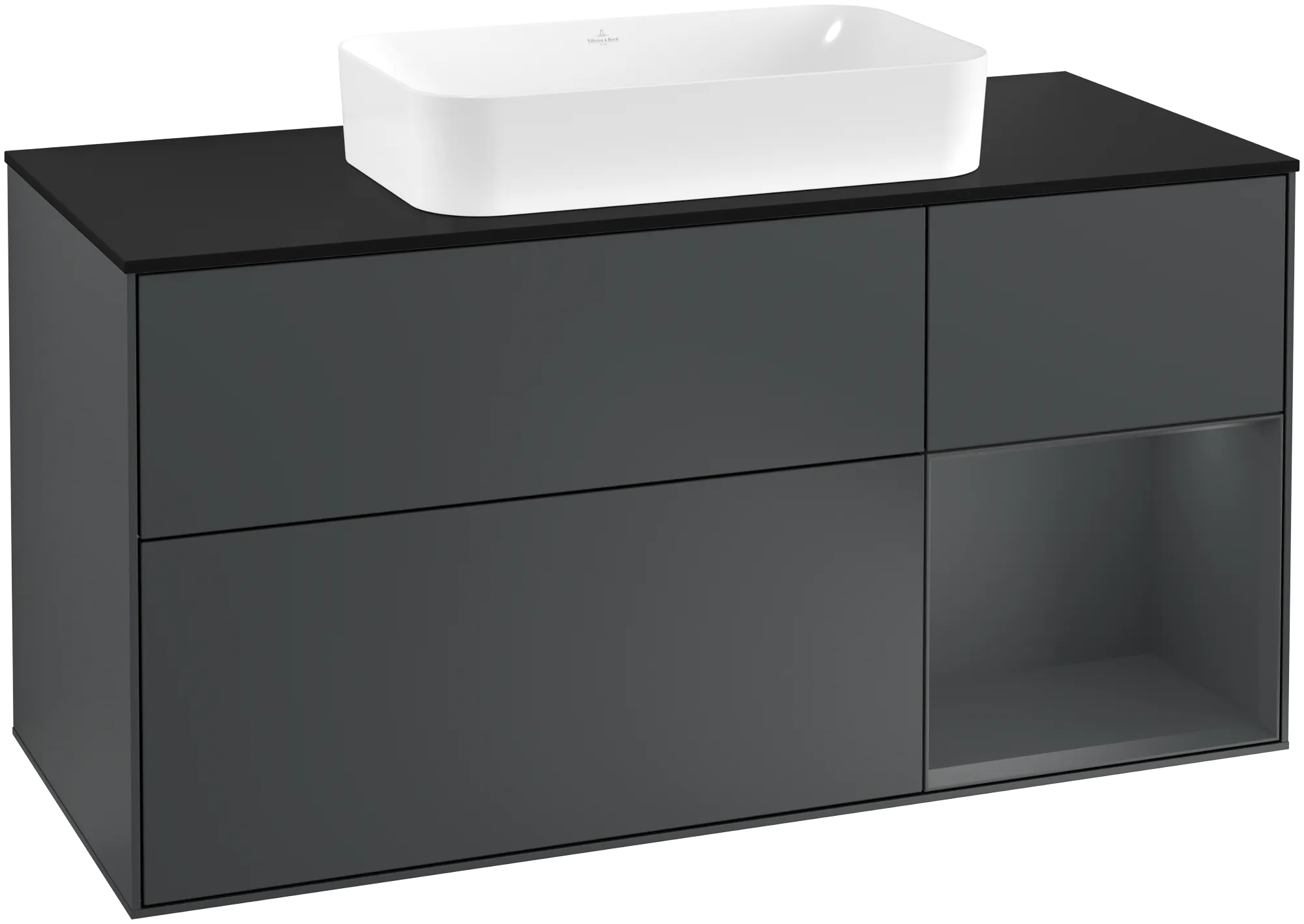 Villeroy & Boch Finion Waschbeckenunterschrank G30, 1200x603x501mm, Midnight Blue Matt/Lacquer
