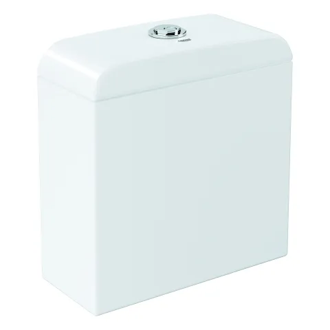 Aufputzspülkasten Euro Keramik 39332, Anschluss von unten, aus Sanitärkeramik, alpinweiß Aufputzspülkasten Euro Keramik 39332, Anschluss von unten, aus Sanitärkeramik, alpinweiß