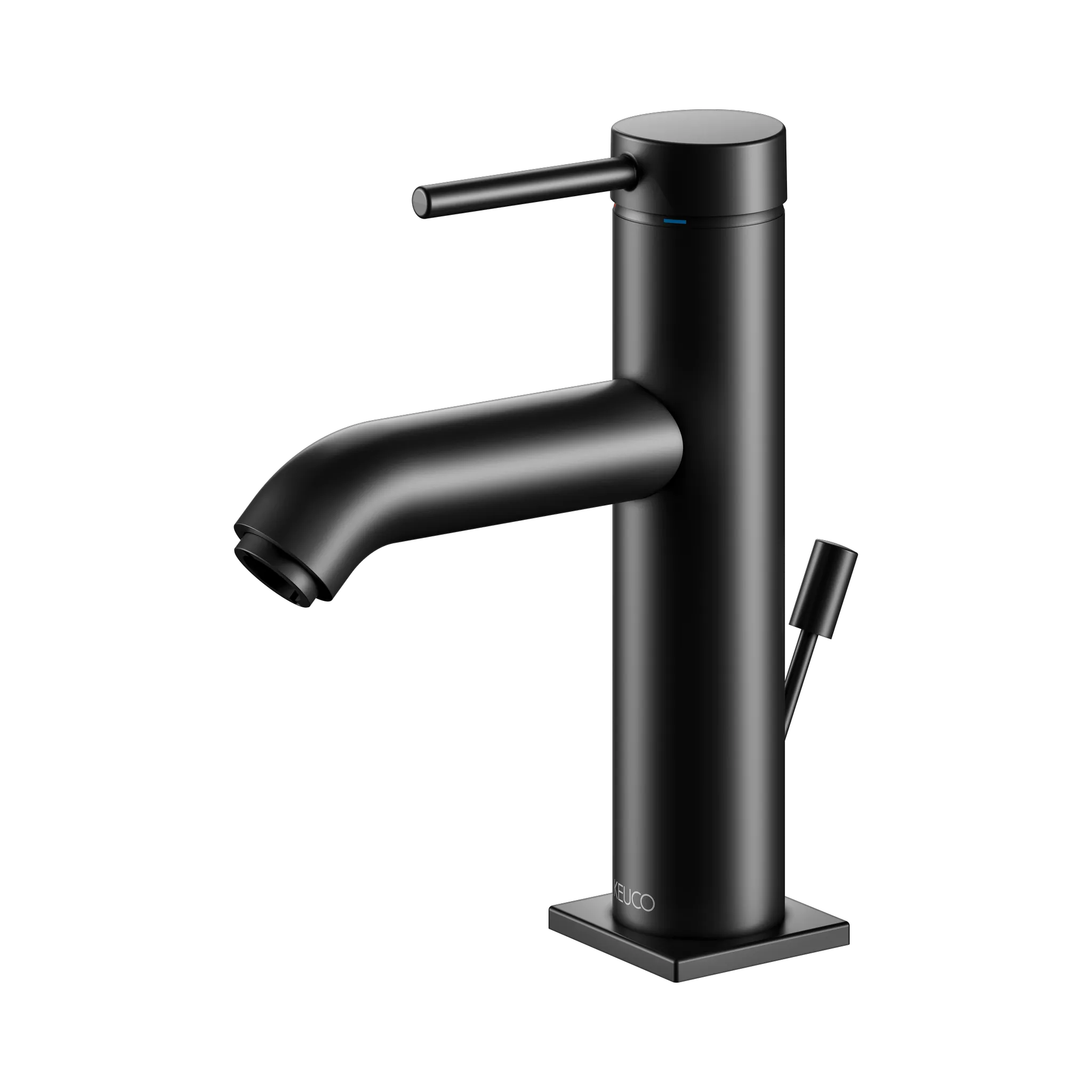 IXMO 59502372000 Einhebel-Waschtischmischer 100 mit Zugstangen-Ablaufgarnitur IXMO Soft, Rosette rund/eckig schwarz IXMO 59502372000 Einhebel-Waschtischmischer 100 mit Zugstangen-Ablaufgarnitur IXMO Soft, Rosette rund/eckig schwarz