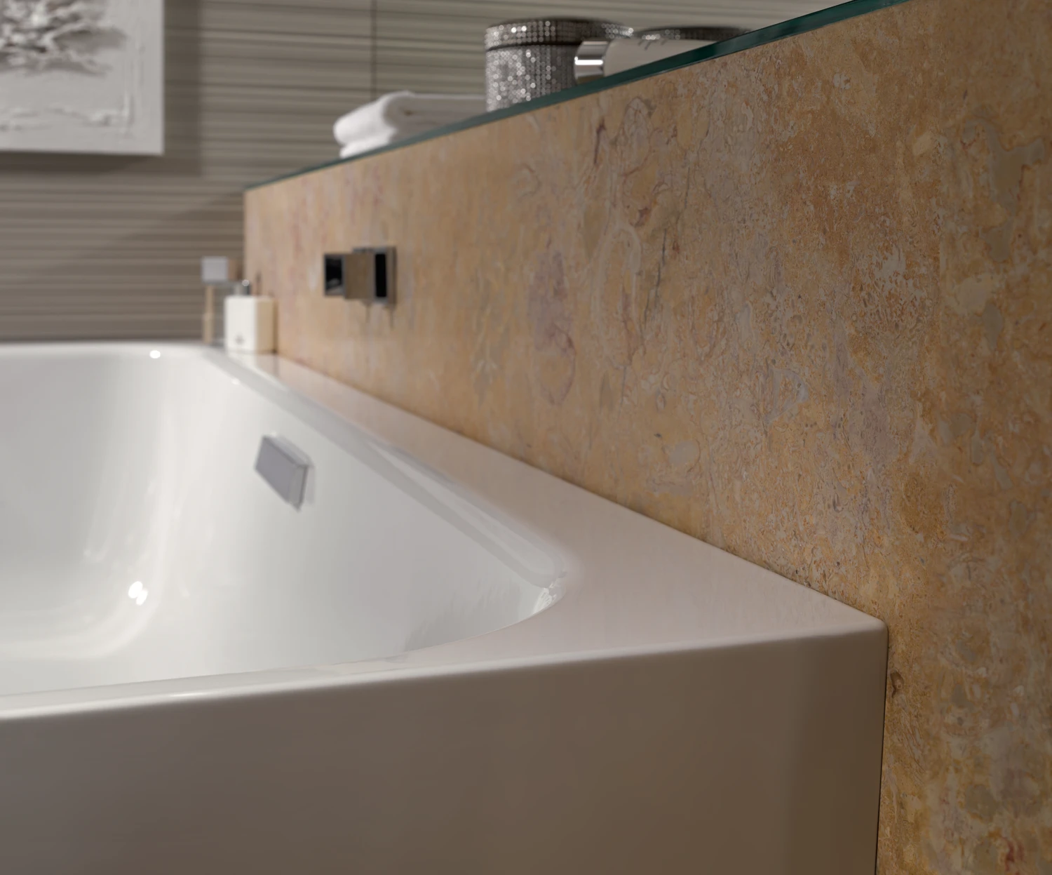 Bette rechteck Badewanne „BetteArt“ 185 × 80 cm in Ebony Bette rechteck Badewanne „BetteArt“ 185 × 80 cm in Ebony