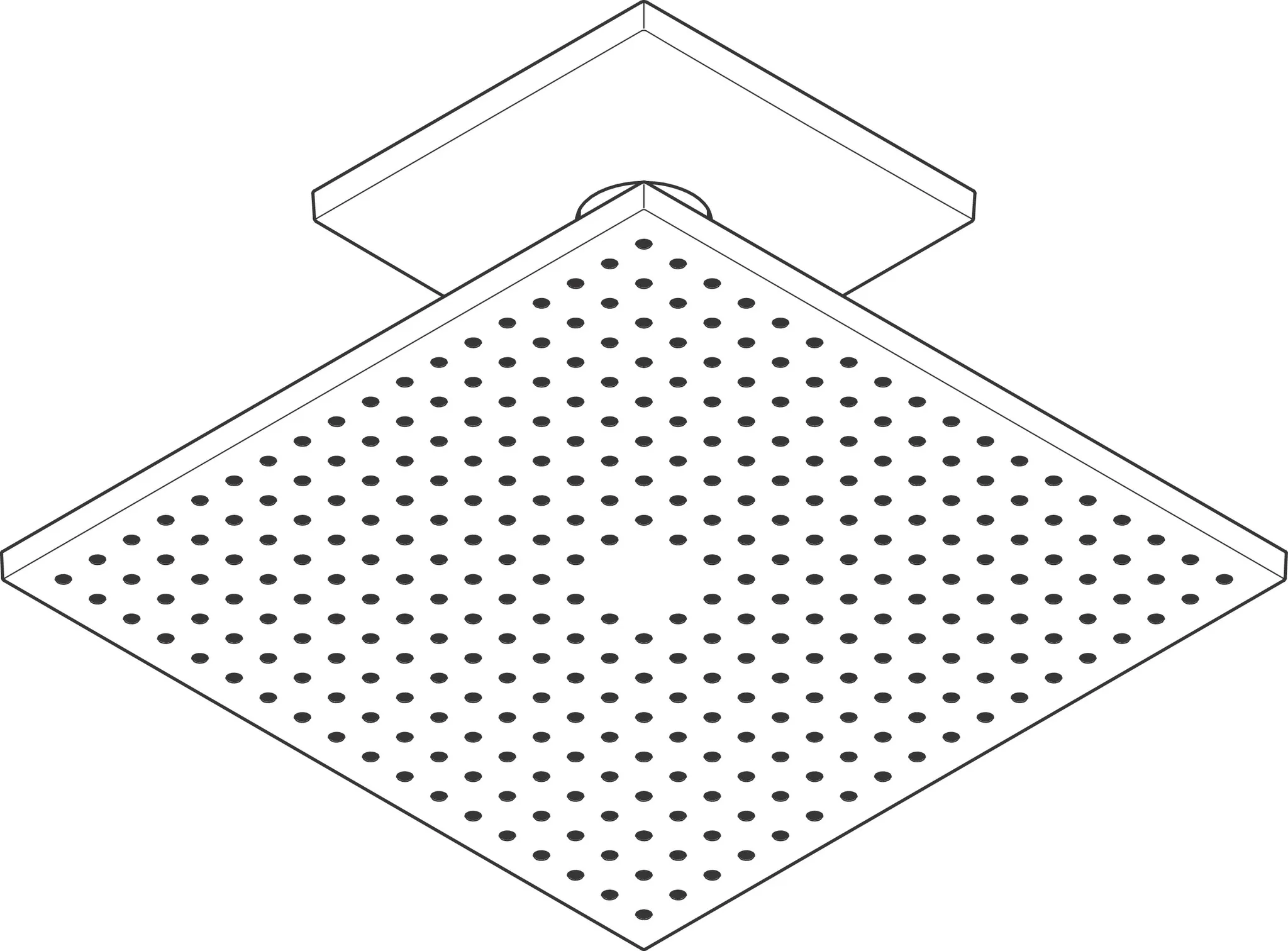 Kopfbrause 300/300 2jet Axor Deckenmontage chrom Kopfbrause 300/300 2jet Axor Deckenmontage chrom