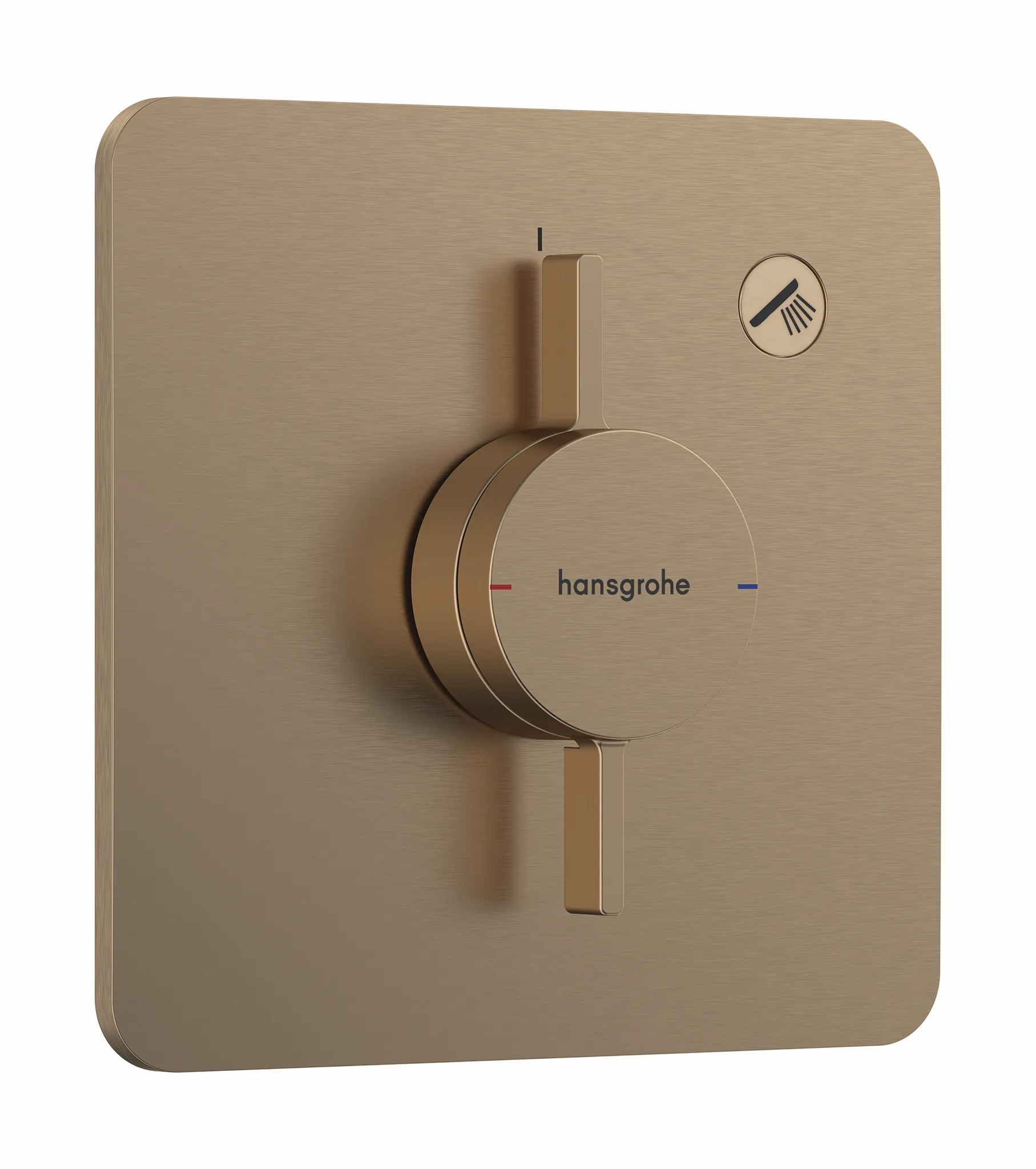 Hansgrohe DuoTurn Q Mischer Unterputz für 1 Verbraucher, Brushed Bronze Hansgrohe DuoTurn Q Mischer Unterputz für 1 Verbraucher, Brushed Bronze
