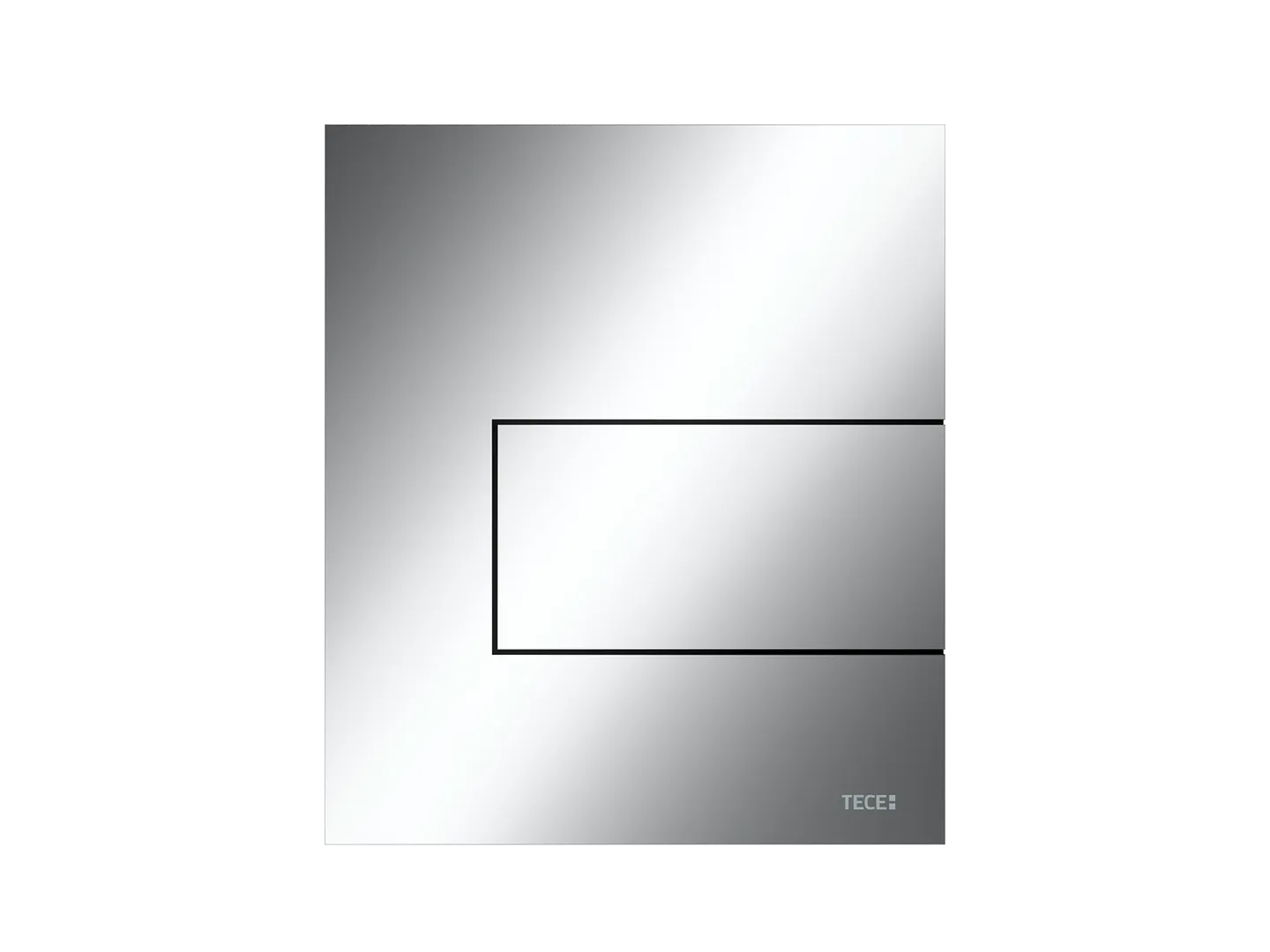 square Urinal-Betätigungsplatte m. Kart. Metall, Chrom glänzend square Urinal-Betätigungsplatte m. Kart. Metall, Chrom glänzend