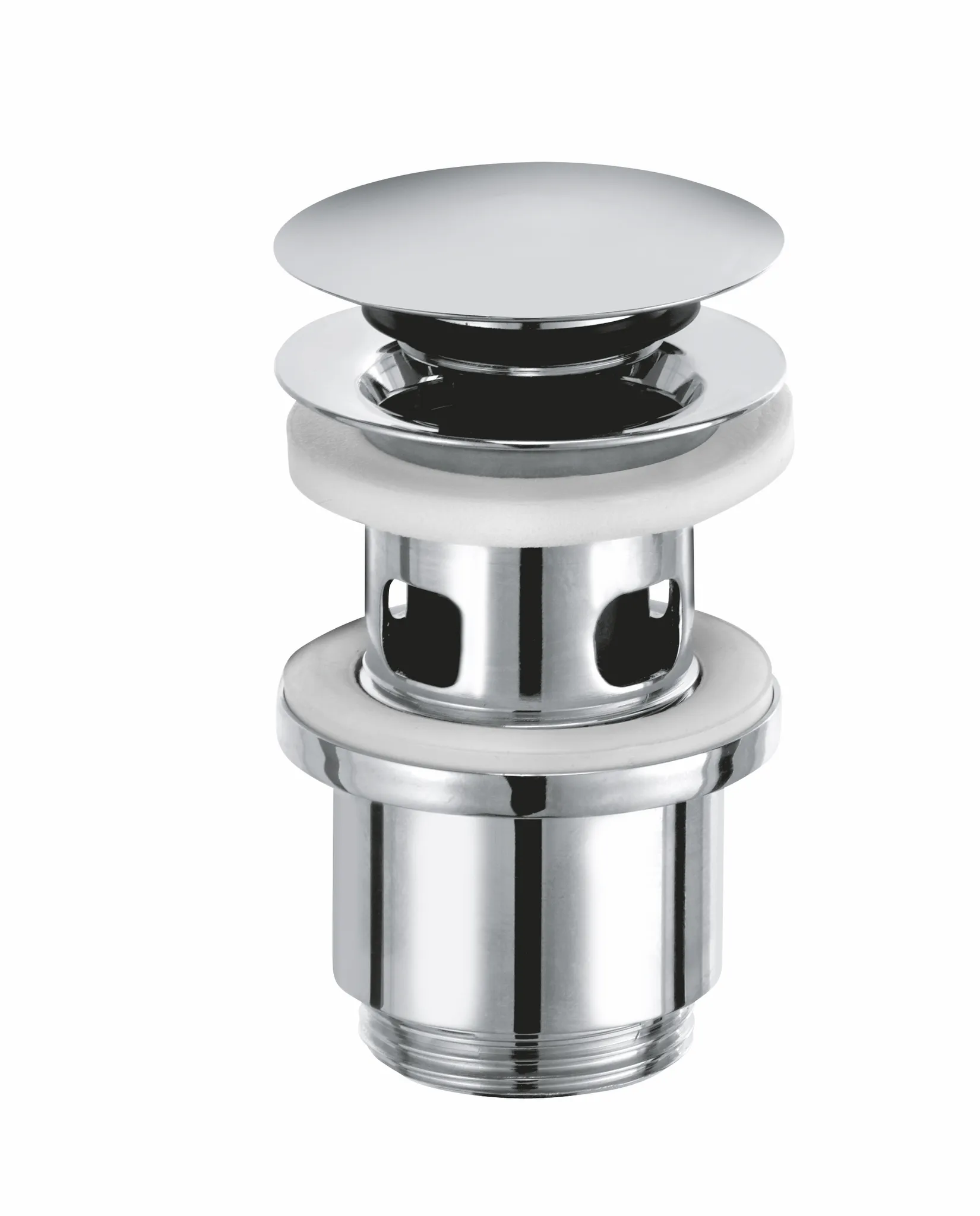 Kludi Push-Open Ablaufventil - Chrom, G1 1/4, für Waschtisch und Bidet mit Überlauf Kludi Push-Open Ablaufventil - Chrom, G1 1/4, für Waschtisch und Bidet mit Überlauf