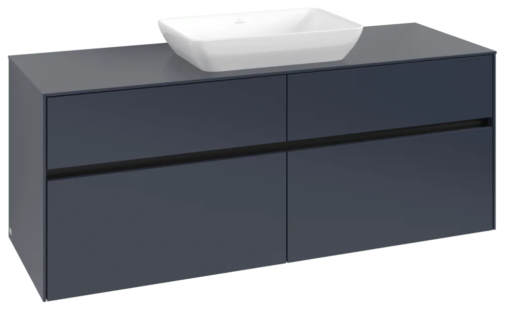 Villeroy & Boch Collaro Waschbeckenunterschrank C11600 1400x548x500mm Marine Blue Villeroy & Boch Collaro Waschbeckenunterschrank C11600 1400x548x500mm Marine Blue
