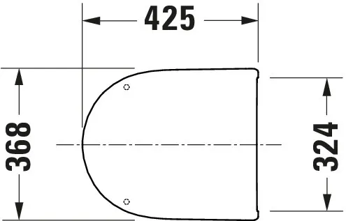 Duravit WC-Sitz „Qatego“ 36,8 × 42,5 × 4,4 cm