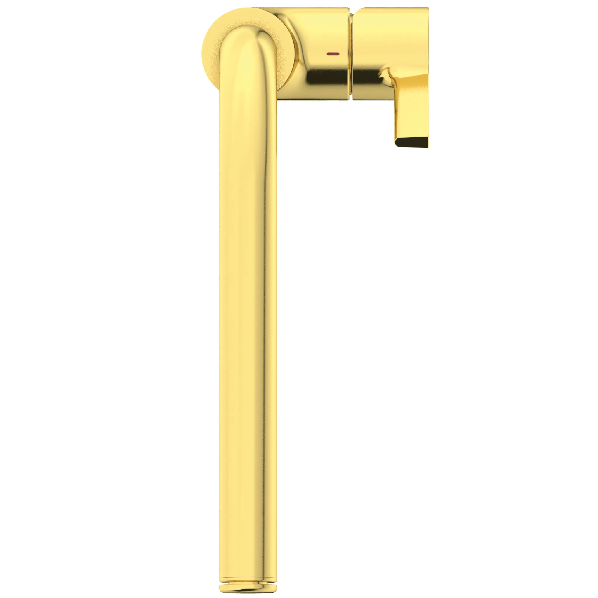 Ideal Standard Küchenarmatur Gusto iMX A7817A2, Ausladung 232mm L-Auslauf mit Seife Brushed Gold