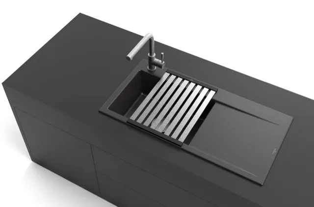 Abtropfgitter faltbar Zubehör 9K1300, 480 x 347 mm, aus Aluminium, Aluminium Gebürstet Abtropfgitter faltbar Zubehör 9K1300, 480 x 347 mm, aus Aluminium, Aluminium Gebürstet