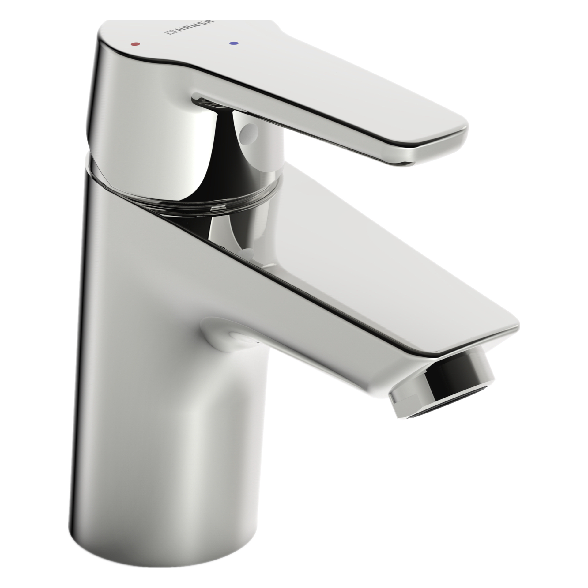 Einhand-Waschtischarmatur „Polo“ Ausladung 103 mm in Chrom Einhand-Waschtischarmatur „Polo“ Ausladung 103 mm in Chrom