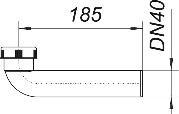 Unibogen B 40, DN 40 Unibogen B 40, DN 40