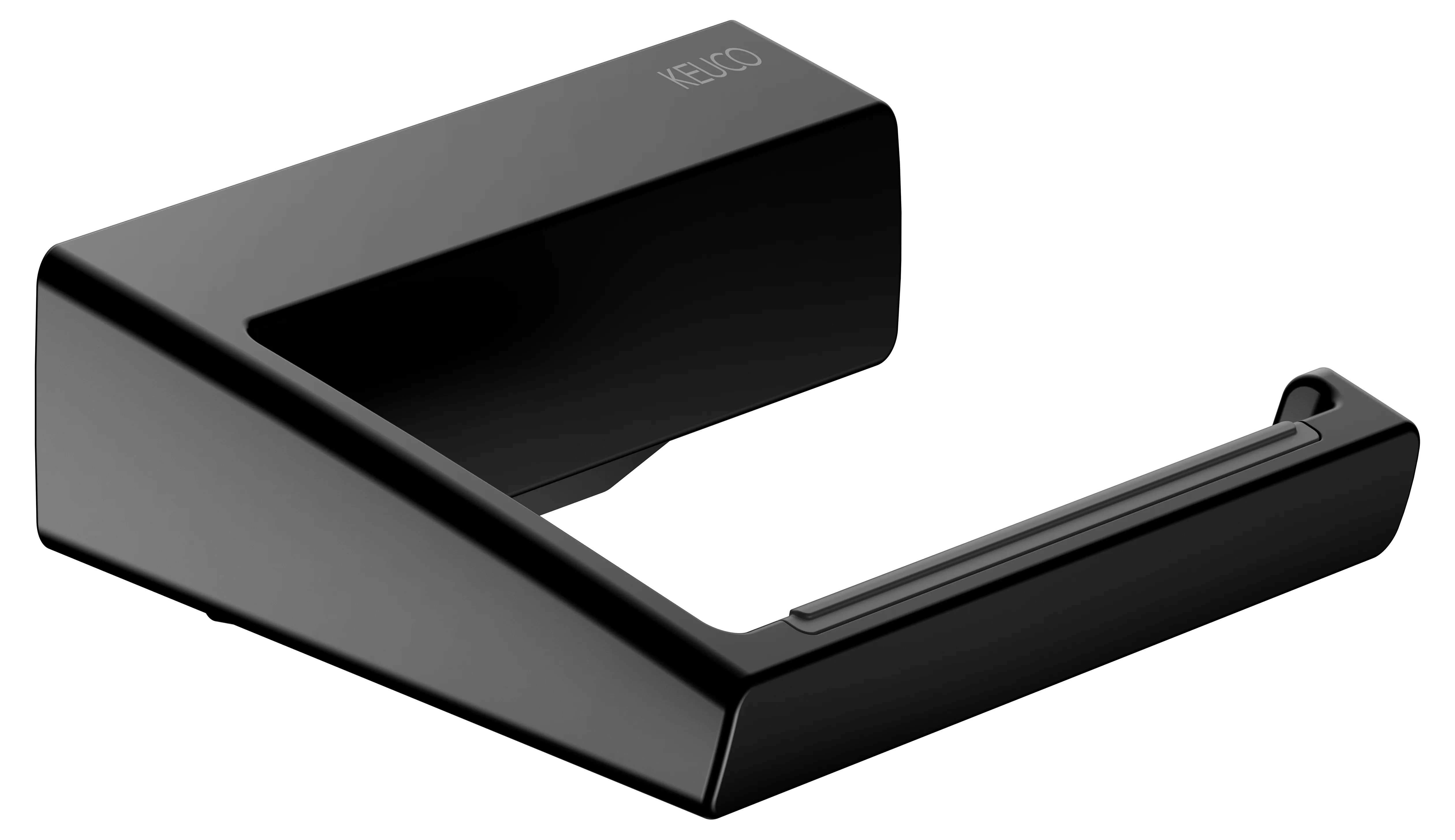 KEUCO AVENO Toilettenpapierhalter offene Form schwarz matt