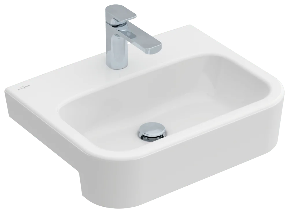 Villeroy & Boch Architectura Vorbauwaschbecken 550x430mm Rechteck 1HL. o. ÜL. Weiß Alpin Villeroy & Boch Architectura Vorbauwaschbecken 550x430mm Rechteck 1HL. o. ÜL. Weiß Alpin
