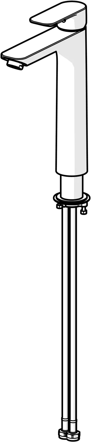 HansaBASIC Waschtischarmatur hoch EHM 5547, Ausladung 150 mm, DN15, Chrom HansaBASIC Waschtischarmatur hoch EHM 5547, Ausladung 150 mm, DN15, Chrom