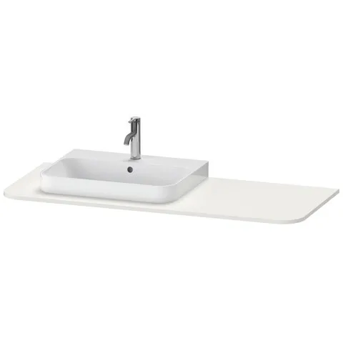 Duravit Konsole „Happy D.2 Plus“, links in Nordic Weiß Seidenmatt