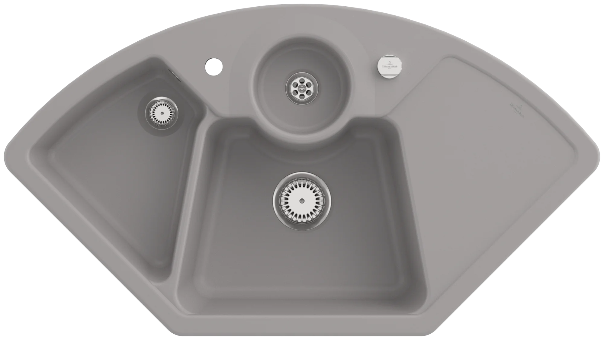 Villeroy & Boch Eckspüle Solo Eck 670802, 1075x600mm Villeroy & Boch Eckspüle Solo Eck 670802, 1075x600mm