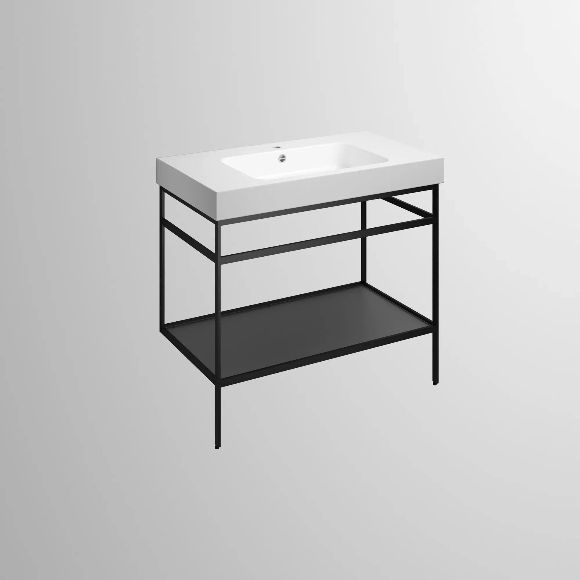 Alape Waschplatz „WF-Serie“ 1000 × 900 mm, mittig Alape Waschplatz „WF-Serie“ 1000 × 900 mm, mittig