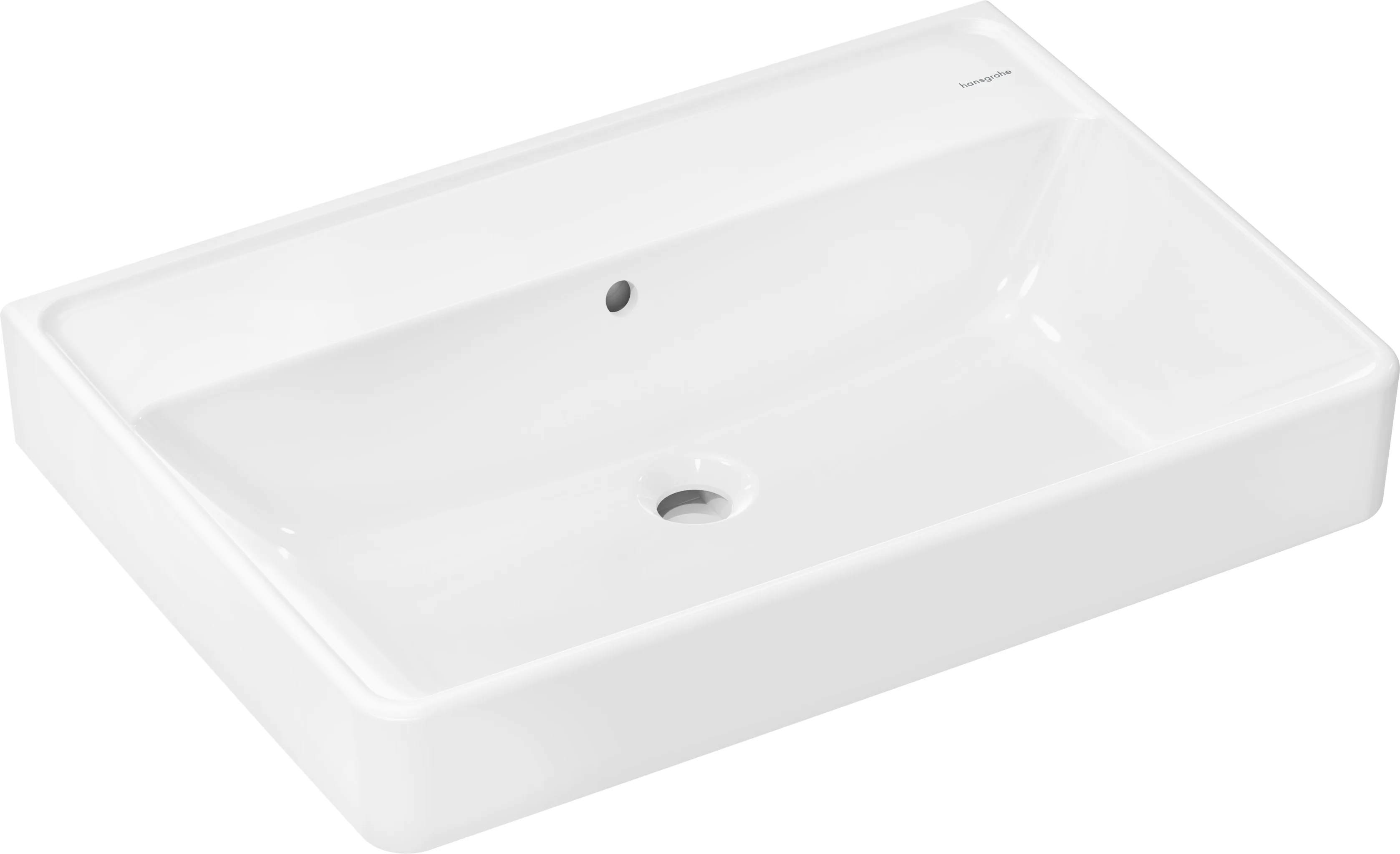Hansgrohe Xanuia Q Waschtisch, weiß, 700x480 mm, wandhängend, mit Überlauf, ohne Hahnloch