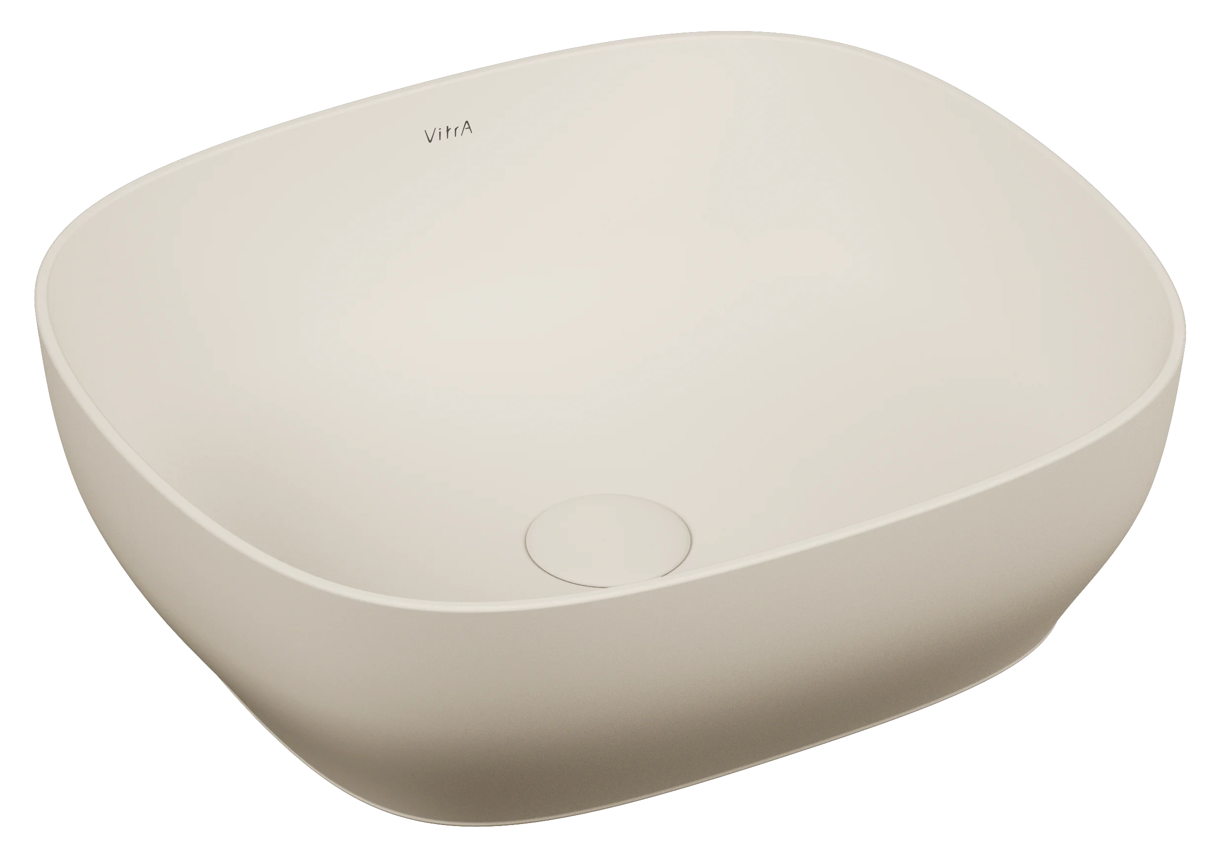 VitrA Outline Aufsatzschale rechteckig, 46 x 41 cm, Sandbeige Matt mit VitrA Clean Oberflächenveredelung VitrA Outline Aufsatzschale rechteckig, 46 x 41 cm, Sandbeige Matt mit VitrA Clean Oberflächenveredelung