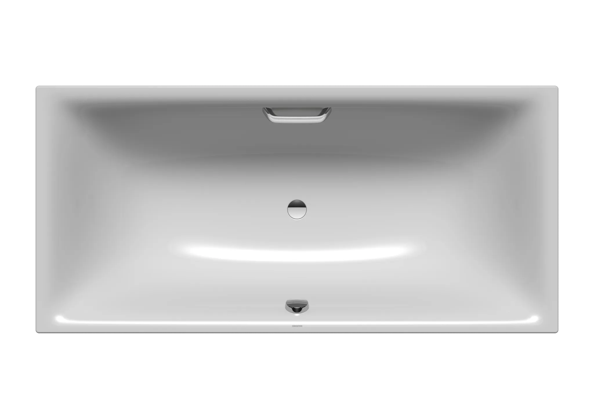 Kaldewei Badewanne „Silenio“ rechteck 190 × 90 cm, mit Grifflochbohrungen in manhattan