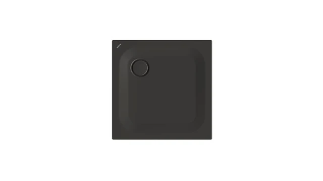 Bette quadrat Duschwanne „BetteUltra“ 750 × 750 mm mit BetteAntirutsch Pro, ohne Oberflächenveredelung, mit Minimum-Wannenträger, in Anthracite