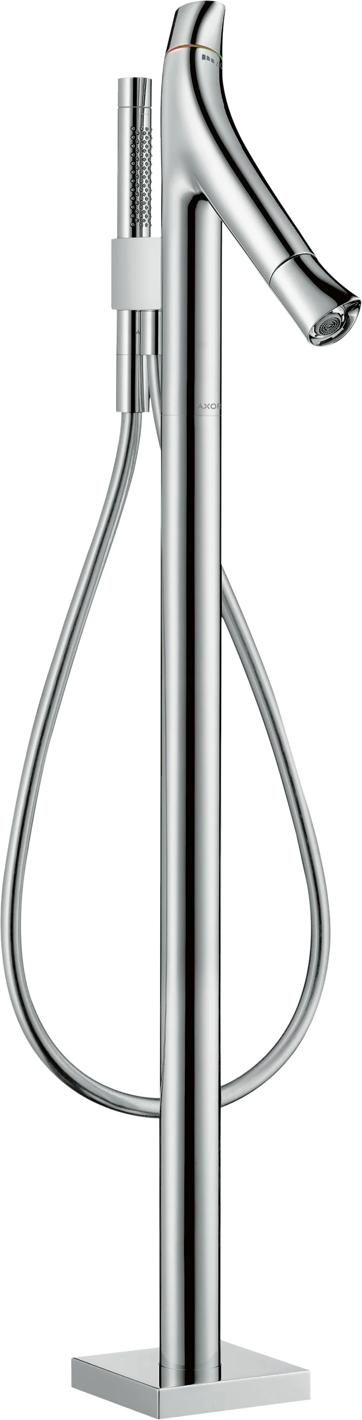 Hansgrohe Axor Starck Organic Wannenmischer bodenstehend, Chrom, Ausladung 175 mm, 2 Verbraucher