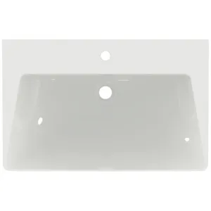 Waschbecken „Tipo-Z“ 74 × 47 × 90 cm, Hahnlochposition mittig in Weiß Waschbecken „Tipo-Z“ 74 × 47 × 90 cm, Hahnlochposition mittig in Weiß