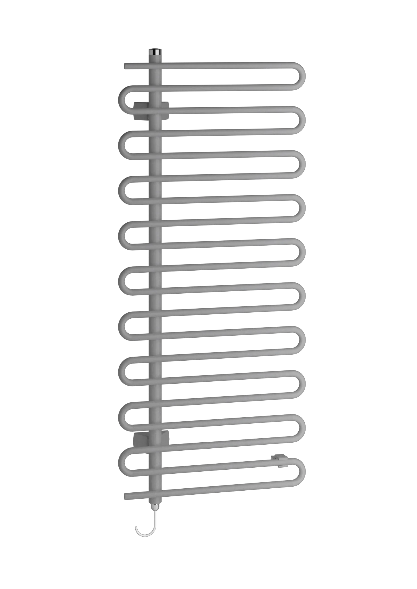 Kermi Design-Elektroheizkörper „Icaro®-E“ 60 × 184,1 cm in glanzsilber Metallic
