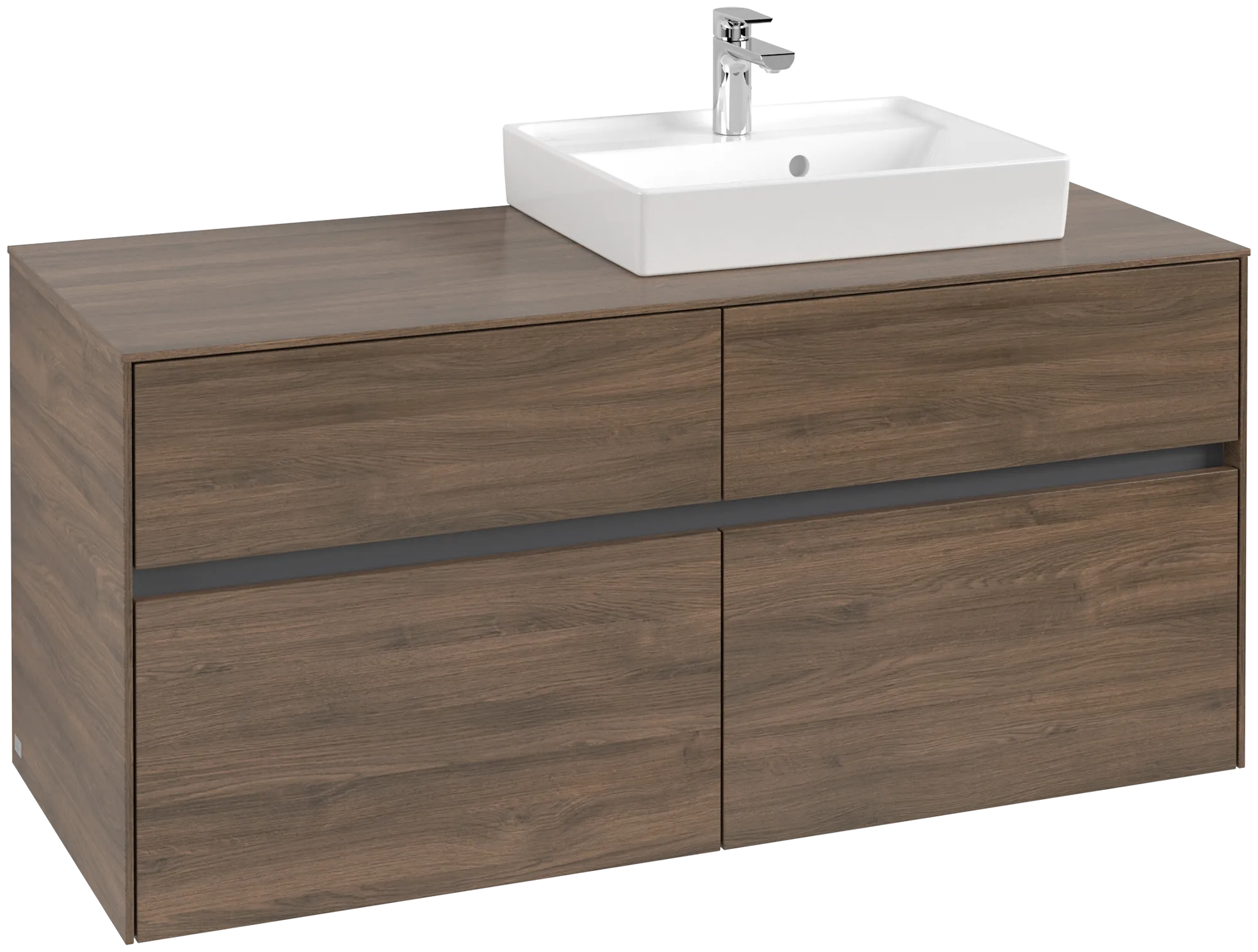 Villeroy & Boch Collaro Waschbeckenunterschrank C07200, 1200 x 548 x 500 mm, Arizona Oak