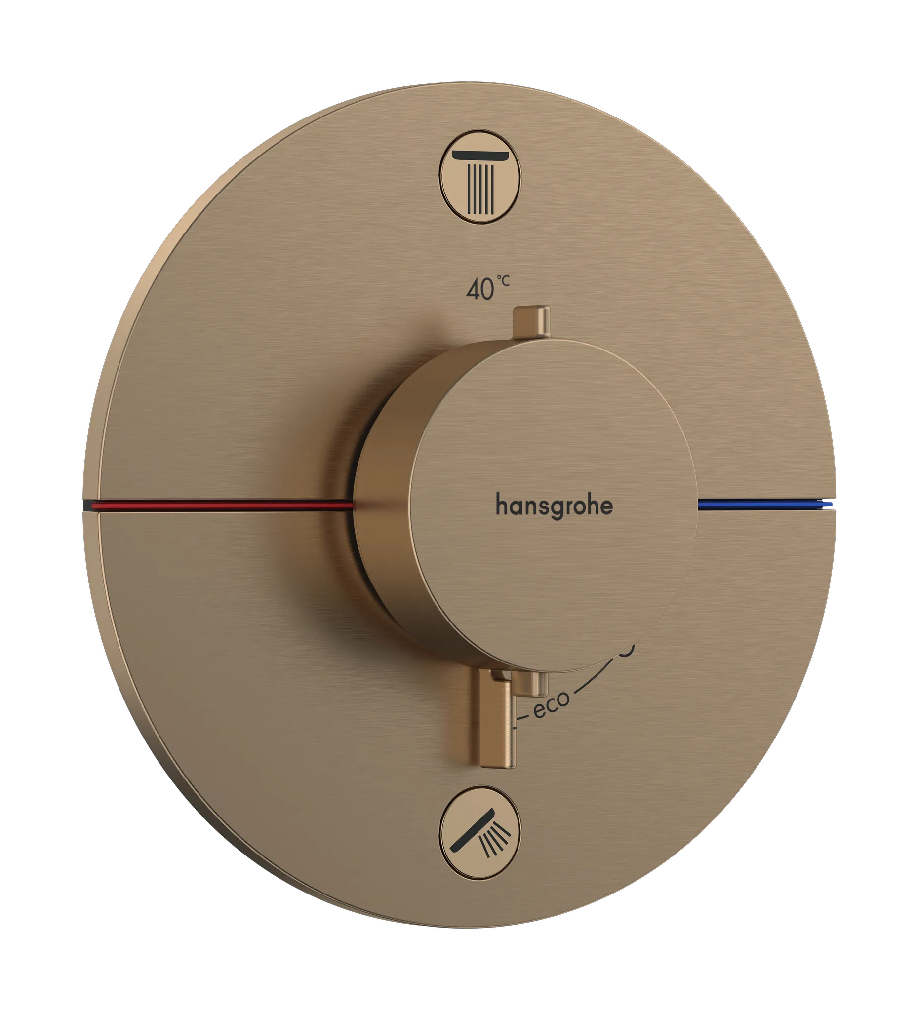 ShowerSelect Comfort S Thermostat Unterputz für 2 Verbraucher Chrom ShowerSelect Comfort S Thermostat Unterputz für 2 Verbraucher Chrom