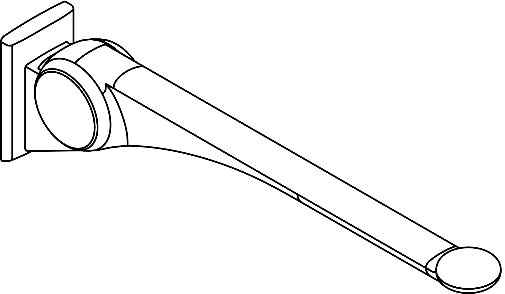 HEWI Stützklappgriff „Serie 802 LifeSystem“