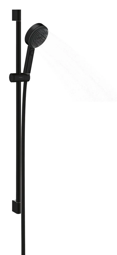 Hansgrohe Pulsify Select S Brauseset 105 mm, 3 Strahlarten, Mattschwarz, 90 cm Brausestange Hansgrohe Pulsify Select S Brauseset 105 mm, 3 Strahlarten, Mattschwarz, 90 cm Brausestange