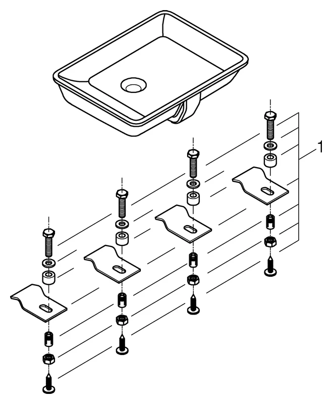 Unterbauwaschtisch Cube Keramik 39480_H, 492 x 370 mm, PureGuard Hygieneoberfläche, aus Sanitärkeramik, alpinweiß Unterbauwaschtisch Cube Keramik 39480_H, 492 x 370 mm, PureGuard Hygieneoberfläche, aus Sanitärkeramik, alpinweiß