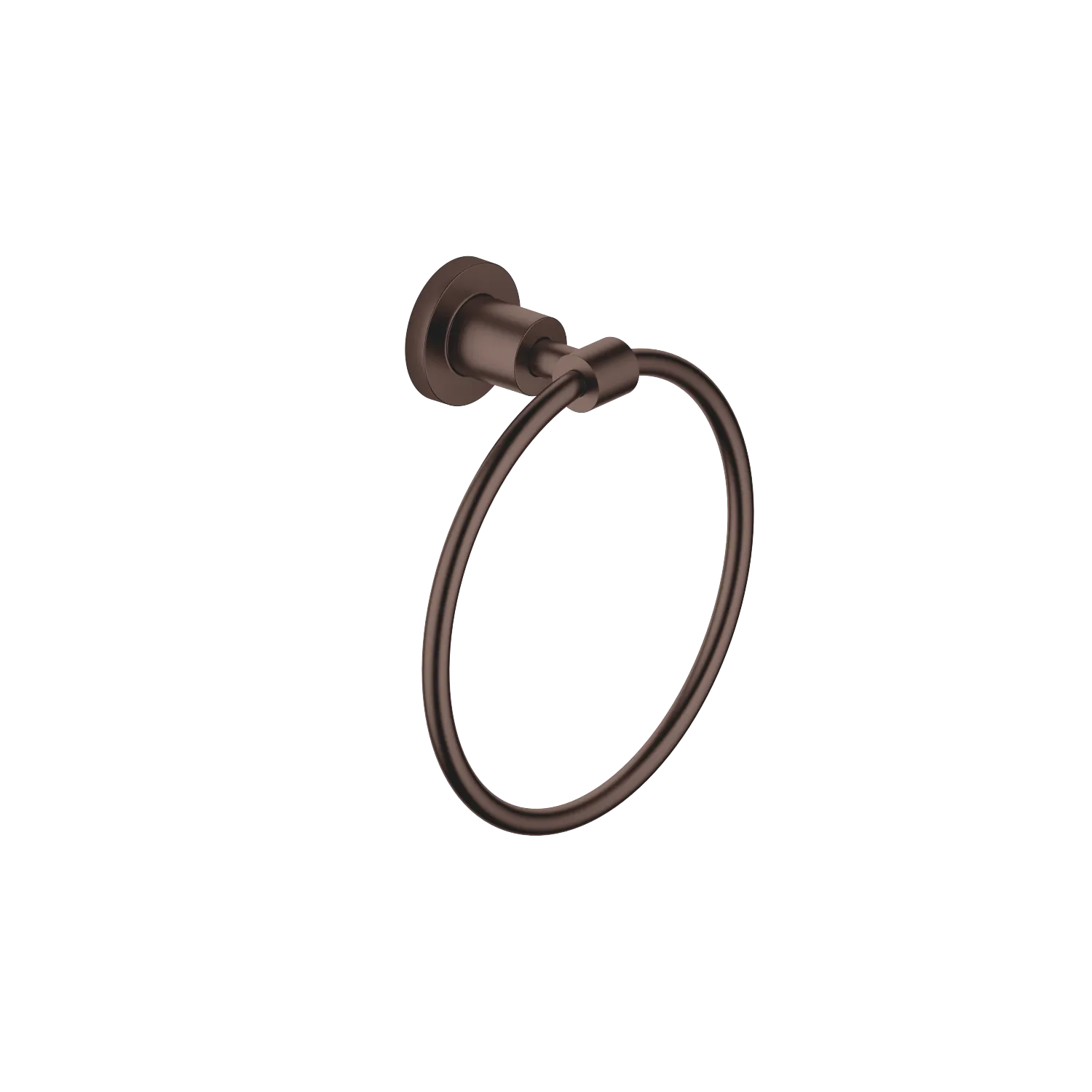 Dornbracht Handtuchring TARA, rund, Dark Bronze gebürstet PVD, Breite 185 mm, Rosette Ø 55 mm, Ausladung 80 mm Dornbracht Handtuchring TARA, rund, Dark Bronze gebürstet PVD, Breite 185 mm, Rosette Ø 55 mm, Ausladung 80 mm