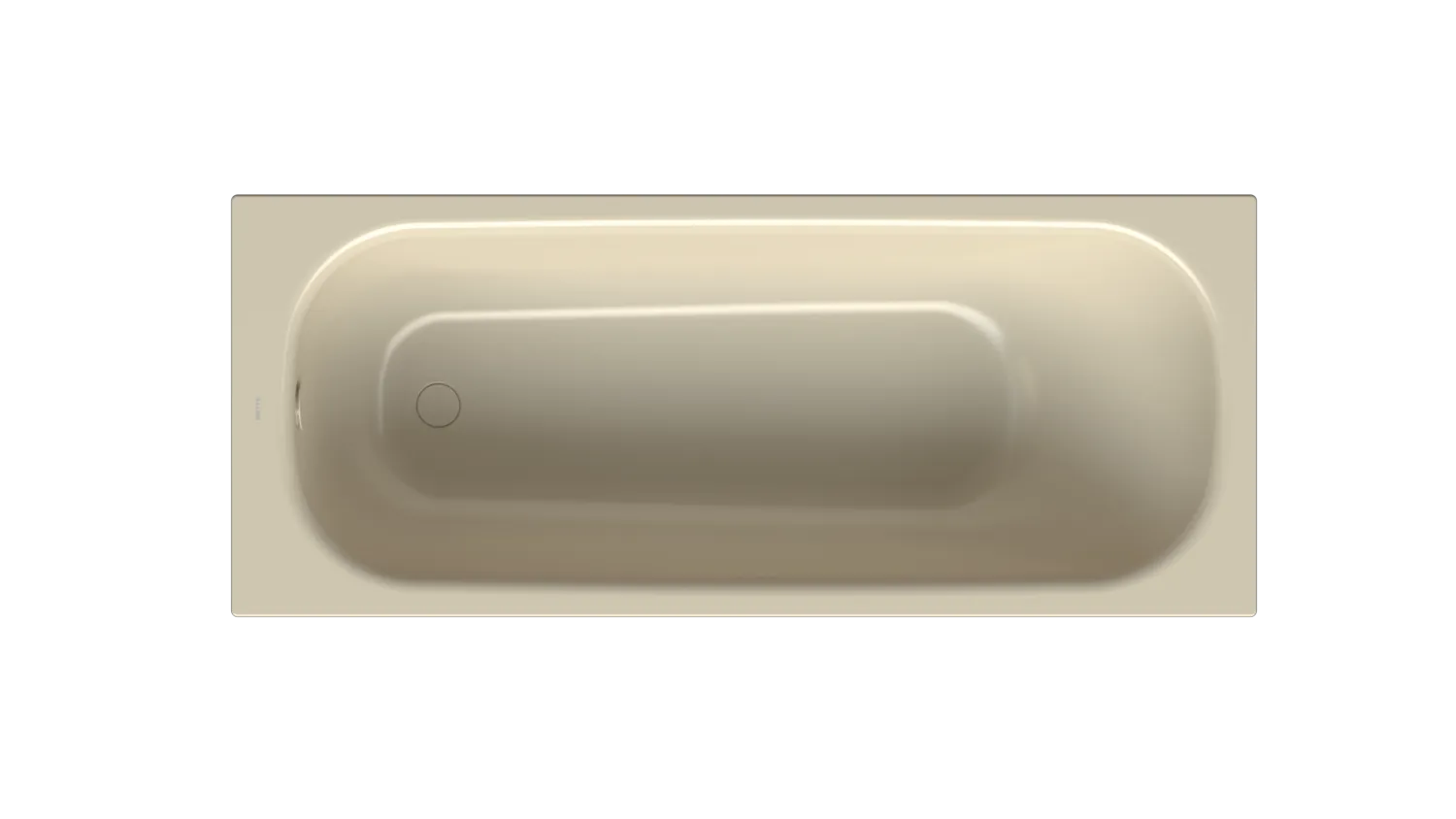 Bette BetteClassic Badewanne Rechteck Classic Cream 1700x700x450 mm Einbau Unterbau 30 mm Randhöhe 1-Sitzer Bade-Duschkombination glasierter Titan-Stahl