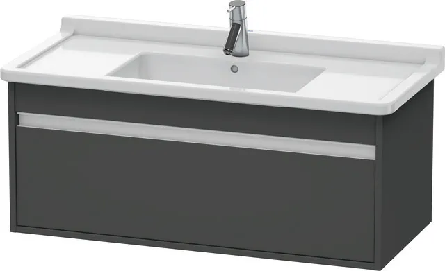 Duravit Waschtischunterschrank wandhängend „Ketho“ 100 × 41 × 45,5 cm in Graphit Matt Duravit Waschtischunterschrank wandhängend „Ketho“ 100 × 41 × 45,5 cm in Graphit Matt