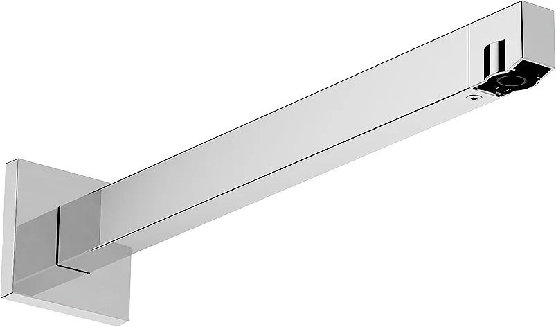 Hansgrohe Brausearm E, Chrom, Länge 390 mm, Unterputzmontage, Messing/Kunststoff, Anschluss G 1/2