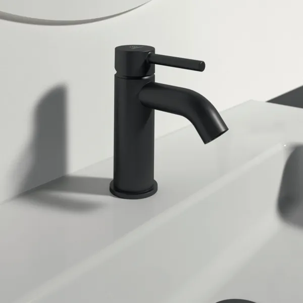 Waschtischarmatur Ceraline, 5 l/min., ohne Ablaufgarnitur, Ausladung 100mm, Chrom Waschtischarmatur Ceraline, 5 l/min., ohne Ablaufgarnitur, Ausladung 100mm, Chrom