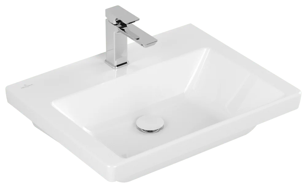 Villeroy & Boch Subway 3.0 Schrankwaschtisch, 600x470x165mm, glänzend weiß, TitanCeram, Country-Stil Villeroy & Boch Subway 3.0 Schrankwaschtisch, 600x470x165mm, glänzend weiß, TitanCeram, Country-Stil