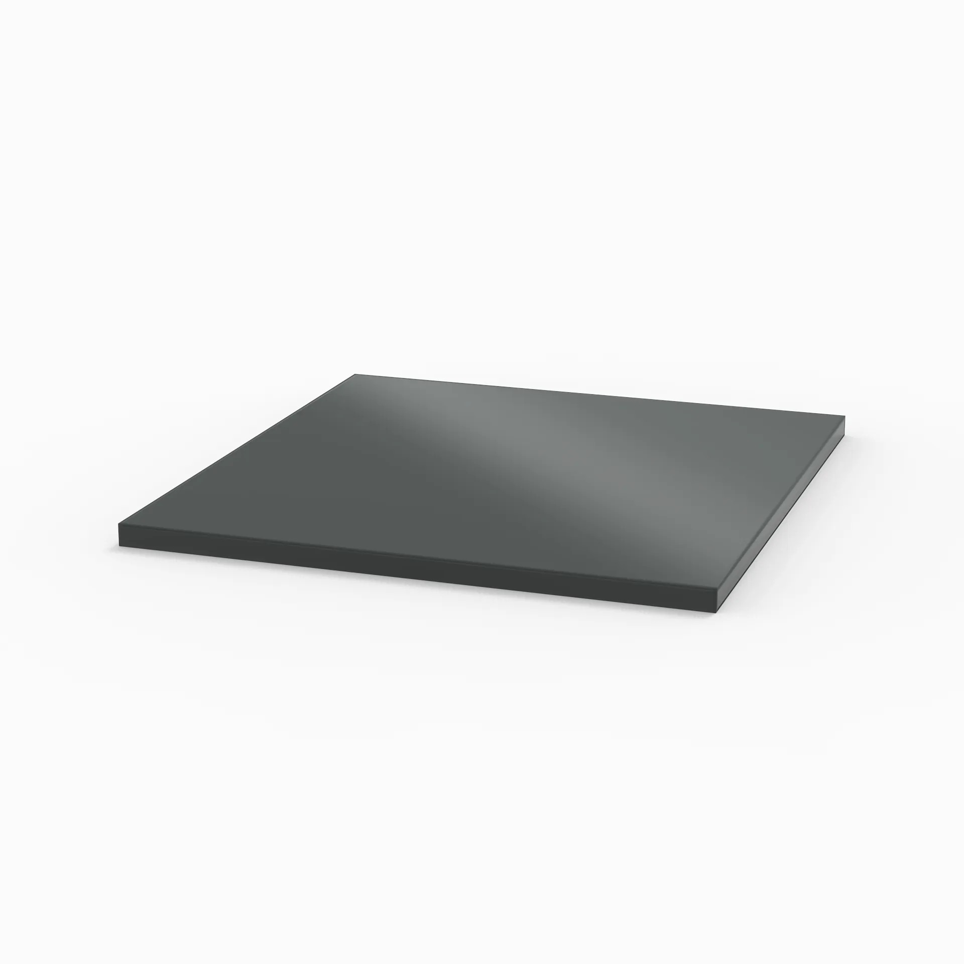 Sanipa Abdeckplatte „2morrow“ in Anthrazit (glanz), 502 × 521 × 19 mm